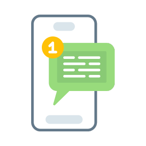 Instant SMS message delivery to a mobile user in Dubai within seconds